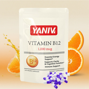 Cápsulas de Vitamina B12 1000mcg OEM ODM, Apoya el Metabolismo Energético y la Salud del Sistema Nervioso, Suplemento Vitamínico para Adultos, 120 Cápsulas - Product Image 5