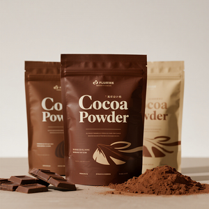 Con dấu Nhiệt 500g Matcha cacao protein sô cô la bột bột Zip khóa đứng lên túi đóng gói bột đóng gói túi - Product Image 3