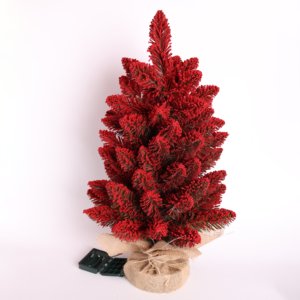 Christmas Indoor Decoration PE PVC Mixed Dense Mini Artificial <strong>Tabletop</strong> Christmas <strong>Tree</strong> - Product Image 4
