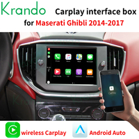 Boîte de décodage de module Krando CaPlay Interfcae pour Maserati Ghibli Quattroporte 2014 - 2017 Unité principale de lecteur de voiture multimédia