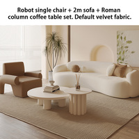 Direktverkauf ab Werk Sofa Maßgefertigtes Gebogenes Weißes Modulares Sofa-Set Wohnzimmer-Sofa