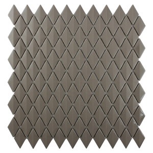 Mosaico de Vidrio Brillante Rojo con Diamantes Biselados Iridiscentes Esmaltados Personalizados de Fábrica para Revestimiento de <span class=keywords><strong>Cocina</strong></span> - Product Image 6