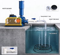 Système d'aération par souffleur à racines, diffuseur à nano-tubes pour aquaculture RAS, directement de l'usine