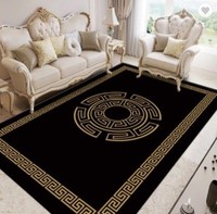 Neues Design Bedruckter Teppich Beste Qualität Luxuriöser Moderner Stil Wohnzimmer Rutschfester Chenille-Druckteppich