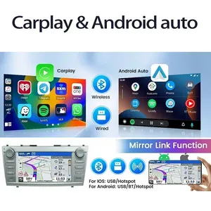 Автомагнитола Android 13 для <span class=keywords><strong>Toyota</strong></span> Camry 2006 2007 2008 2009 2010 2011 8 дюймов HD сенсорный экран Авто Стерео CarPlay <span class=keywords><strong>GPS</strong></span> навигация - Product Image 4