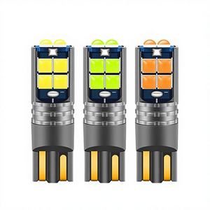 Ampoules LED vertes 12V pour voiture T10 3030 10SMD, éclairage intérieur, plafonnier, lecture, coffre, feux de gabarit - Product Image 3