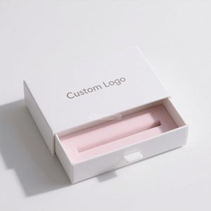 Personalized Matte Sliding Lid Jewelry <b>Box</b> with Pink Velvet Foam Insert for Bracelet Accessories <b>Gift</b> Packaging - Product Image 2