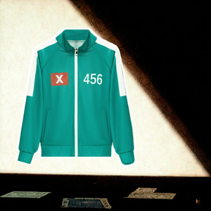 Costume da Cosplay Personalizzato del Giocatore <span class=keywords><strong>di</strong></span> Calamari Seong, Tuta per Feste <span class=keywords><strong>di</strong></span> <span class=keywords><strong>Halloween</strong></span>, Felpa <span class=keywords><strong>Travestimento</strong></span> per Uomini e Donne, Set Completo - Product Image 3