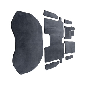 Tapis de sol de voiture 5 pièces en laine de luxe 20 mm, imperméables, anti-poussière et antidérapants, pour Toyota <span class=keywords><strong>LM</strong></span> 350h <span class=keywords><strong>LM</strong></span> 500h, avec tapis de coffre – Vente en gros usine - Product Image 3