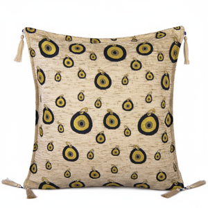 Evil Eye Nazar Designed Turkish <b>Cushion</b> <b>Cover</b> - Product Image 2