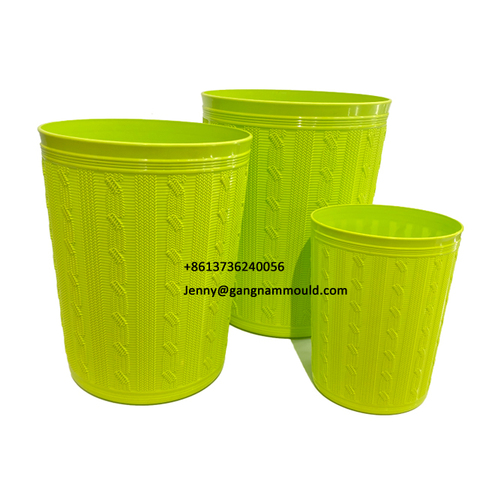 Plastic Injection Molding Plastic Trash Can Trash Bin Dustbin Mold Manufacturer