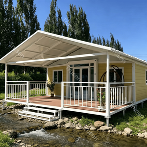 Casa Prefabbricata per Montaggio Rapido con Porta in <span class=keywords><strong>Alluminio</strong></span> a Taglio Termico e Bagno Espandibile, Cottage - Product Image 1
