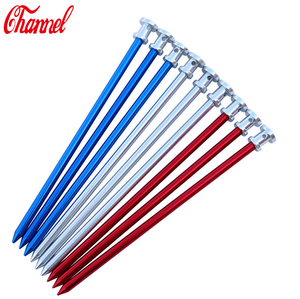 Estacas de aleación de aluminio para tienda, anclajes duraderos ultraligeros de alta resistencia - Product Image 4