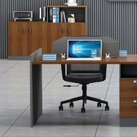 Nouveau mobilier de bureau de direction contemporain, luxueux, durable et écologique, ensemble de bureaux et chaises de direction pour 4 personnes, style Z, en particules