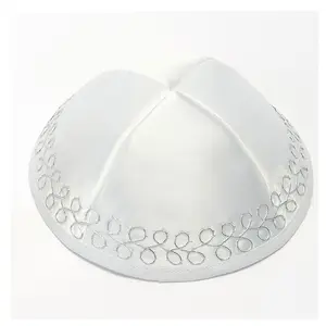 الجملة لليهودية Kippah اليد محبوك يارمولكا ياماكا كيببوت Judaica Kipa الكروشيه kippa kippah مخصص للشحن