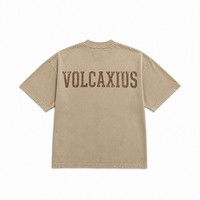 T-shirt Oversize Vierge 100% Coton Filé Anneau 240g, Style Luxe Premium Alternatif, Coupe Minimaliste Moderne, Service Personnalisé OEM/ODM