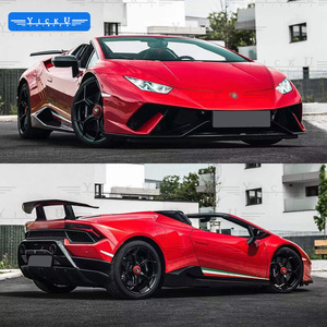 YICKU pour <span class=keywords><strong>Lamborghini</strong></span> Huracan LP580 LP610 mise à niveau vers le kit de carrosserie Performance pare-chocs de voiture capot demi-fibre de carbone systèmes de carrosserie automobile - Product Image 4