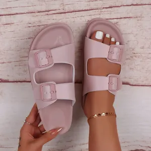 wholesale designer sandals custom slides summer casual pvc slippers flat slides shoes slides beach sandals for women