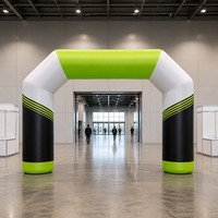 Arche gonflable imprimée MORNING pour mariages, cérémonies de remise de prix, événements d'entreprise et décors photo
