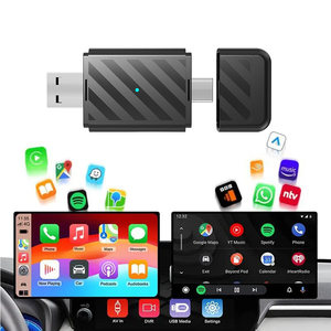 Adaptador Inalámbrico CarPlay Android Auto con 1 Año de Garantía, Material ABS, Compatible con BMW/Mercedes/Audi - Product Image 1