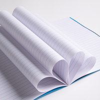 Carnet scolaire A5 personnalisable, reliure piquée, lignage feutré, papier épais, fournitures de bureau et scolaires, cahier d'exercices en gros