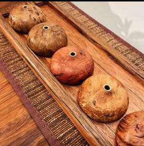 Porta Incienso de Madera Reutilizable Tallado a Mano para Decoración del Hogar - Product Image 2