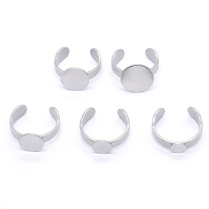 Stainless Steel Round Geometric <b>Ring</b> Unisex Fashion Jewelry Gift Accessory - Product Image 5