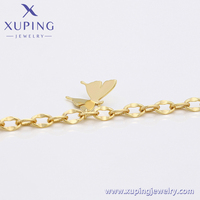 A00792556 Bijoux de mode Xuping, style latino-américain, bracelet couleur or 14 carats pour femme, enfant et petite fille, idéal pour les diffusions en direct