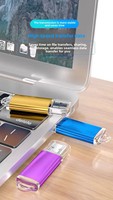 Nouvelle clé USB 2.0 USB3.0 4 Go 8 Go 16 Go 32 Go 64 Go 128 Go, porte-clés en métal, clé USB, cadeau d'entreprise, logo imprimé