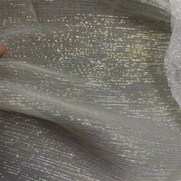 Tissu Jacquard en mousseline de soie Ggt coloré avec brocart Lurex pour robe de costume de mariage et vêtements de nuit pour filles