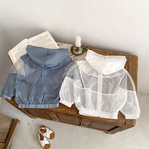 Chaqueta de Protección <span class=keywords><strong>Solar</strong></span> para Bebés Niñas Engepapa, Abrigo Informal con Capucha para Niños Pequeños, Ropa Delgada Transpirable para Bebés - Product Image 3