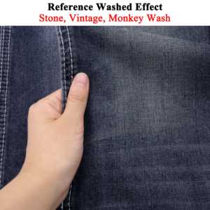 7,2 oz azul + gris tela vaquera sarga tejida tela vaquera rollos fabricante al por mayor algodón poliéster no elástico ligero Denim - Product Image 5