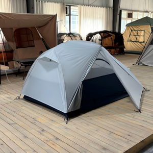 Tente de randonnée ultralégère quatre saisons automatique en polyester, portable, imperméable, pour 2 personnes, double couche, pour le camping - Product Image 4