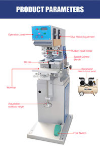 Machine d'impression à <span class=keywords><strong>tampon</strong></span> bicolore, haute productivité, équipement industriel utile pour le transfert de logo - Product Image 5