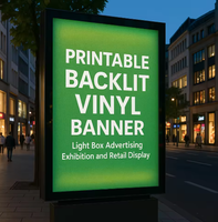 Caja de Luz Portátil Retroiluminada para Banners de Vinilo, de Aluminio, Colgante, para Interiores y Exteriores, para Comercios y con Iluminación LED