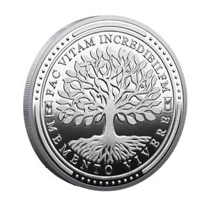 Монета-сувенир «Мемори Мори» с изображением Древа Жизни, двусторонняя, металлическая, в стиле стоико-философского искусства, вдохновляющая, карманная - Product Image 6