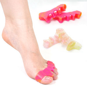 Plantillas ortopédicas cómodas personalizadas SEBS, separador de <span class=keywords><strong>dedos</strong></span> de pie transpirable para corrección de <span class=keywords><strong>dedos</strong></span>, espaciadores de juanetes y separadores de <span class=keywords><strong>dedos</strong></span> - Product Image 1