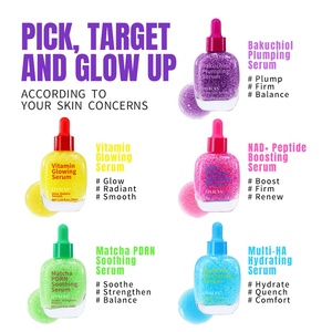 Suero Facial Personalizado Antienvejecimiento y Antiarrugas, Reafirmante e Iluminador, con PDRN, NAD, Péptidos, Bakuchiol, Vitamina C y <span class=keywords><strong>Multi</strong></span> HA, Solución para el Cuidado de la Piel - Product Image 3
