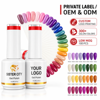 Fabricant de vernis gel couleur personnalisée, nouvelle mode mondiale, gel UV, vernis gel à bonne couvrance, 3000 couleurs au choix de vernis à ongles en gel