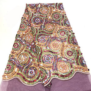 Bestway, recién llegado, tela de encaje de lentejuelas bordadas para vestidos de fiesta para mujeres - Product Image 5