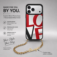 Cadena de Metal Personalizada para Teléfono, Grabado Láser con Nombre y Logotipo, Correa de Cordón, Accesorio de Regalo Personalizado, Venta al por Mayor, MOQ 20 (Modelo Único)