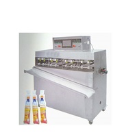 Machine gonflable semi-automatique de cachetage de sac de fabricant de la Chine pour le jus et le yaourt