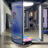 Escáner 3D Rotatorio de Alta Precisión Astermon 7s Scan, Rotación de 360 Grados, Columna Única, HD, 6 Cámaras, Capacidad de Carga de 500 kg, Cabina de Fotos Metálica