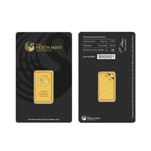 Avustralya Perth Mint Tarzı Kuğu Altın Külçe - Hatıra Parası Koleksiyonluk Eşya, Sergileme Hediyesi Koleksiyon ve Dekorasyon İçin - Product Image 4