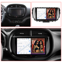 Autoradio DVD 120W X 6CH Série Katana pour KIA SOUL 2019-2020 8+256GB Android 14 Lecteur DVD Navigation Multimédia