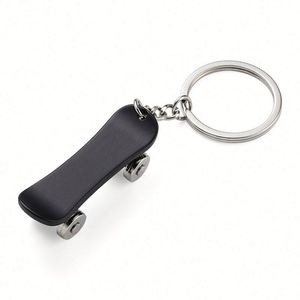 Scooter Customizable logo Laser <b>Engraving</b> DIY Custom Content Creative Small Gift Blank Metal Skateboard Keychain - Product Image 5
