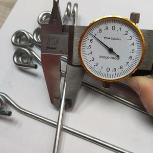 Оптовая продажа, на заказ, оцинкованная стальная проволочная торсионная пружина со спиральным стилем для подвешивания проволочного крюка на промышленных круговых станках - Product Image 2