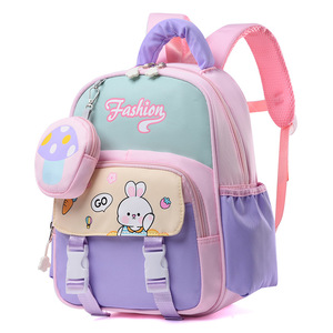 Spring Trendy Niche Design Cartoon Backpack for Students Children's School <strong>Bag</strong> Zipper Closure Polyester New Trendy Casual - Product Image 3