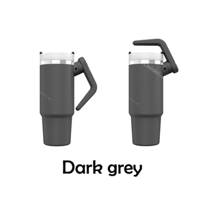 Tasse à café de voyage isolée en acier inoxydable 304 adaptée au <span class=keywords><strong>porte</strong></span>-gobelet de voiture Garder au froid 12 heures Gobelet de 40oz avec poignée rotative - Product Image 2