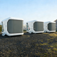 Maison Capsule Modulaire V3 avec Isolation en Mousse de Polyuréthane de 100 mm, Climatisation Chaude et Froide, Maison Capsule Préfabriquée